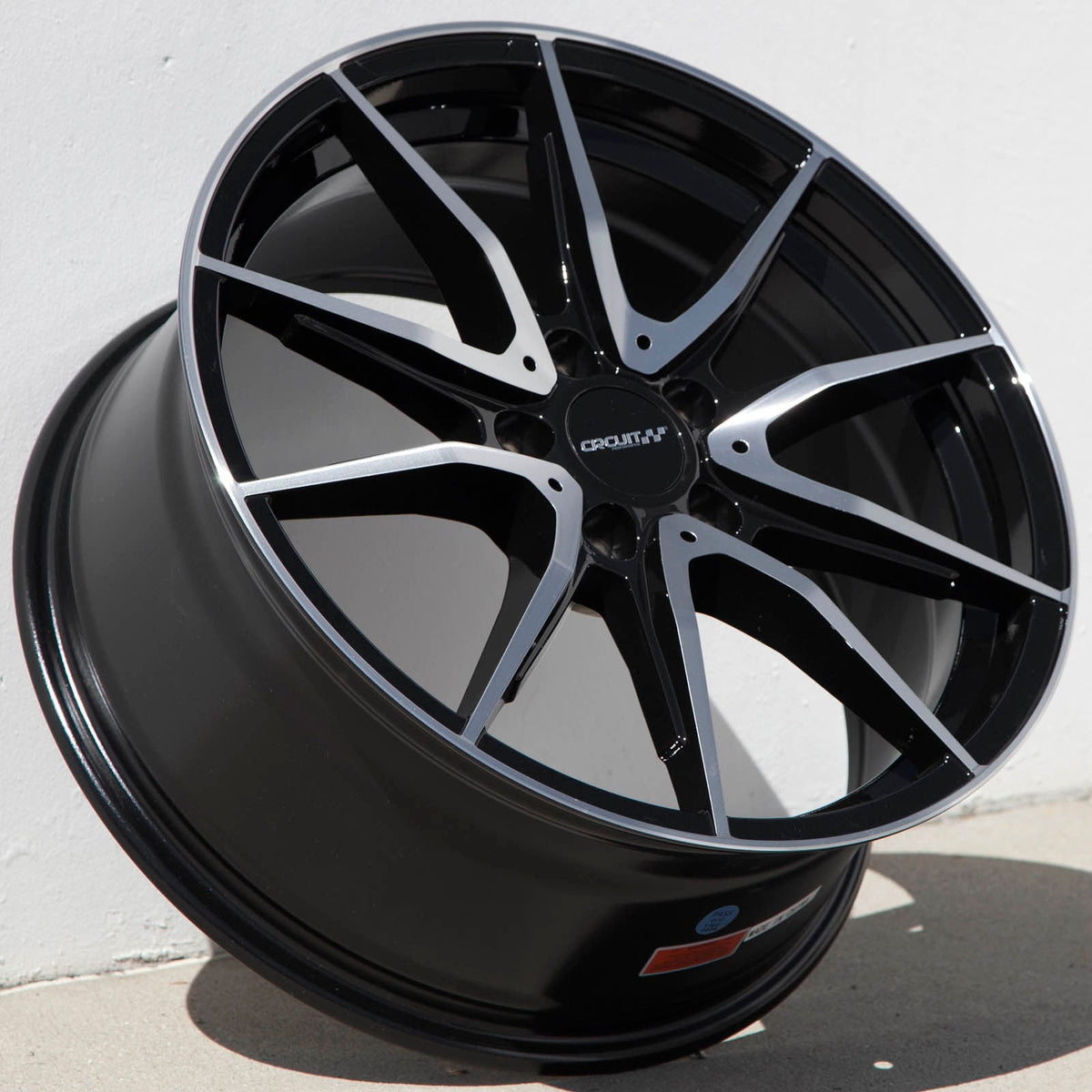 Circuit Performance CP35 Gloss Black/Machined 5x112 | 18x8 | +40mm / 6.07