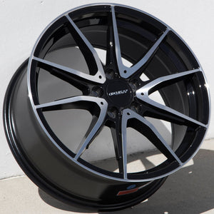 Circuit Performance CP35 Gloss Black/Machined 5x112 | 18x8 | +40mm / 6.07