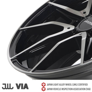 Circuit Performance CP35 Gloss Black/Machined 5x112 | 18x8 | +40mm / 6.07