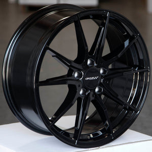 Circuit Performance CP35 Full Gloss Black 5x114.3 | 18x8 | +40mm / 6.07