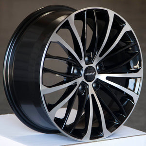 Circuit Performance CP36 Gloss Black/Machined 5x112 | 18x8 | +40mm / 6.07