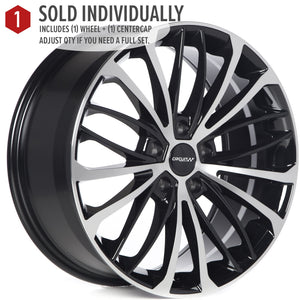 Circuit Performance CP36 Gloss Black/Machined 5x112 | 18x8 | +40mm / 6.07