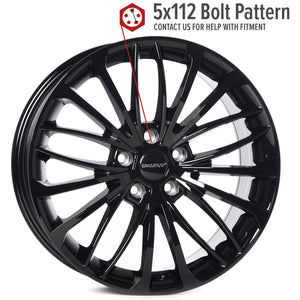 Circuit Performance CP36 Full Gloss Black 5x112 | 18x8 | +40mm / 6.07