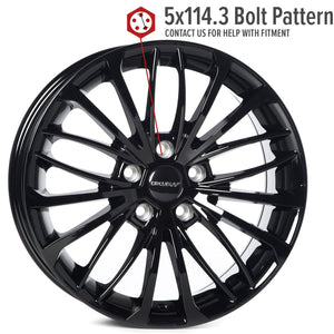 Circuit Performance CP36 Full Gloss Black 5x114.3 | 17x7.5 | +35mm / 5.63
