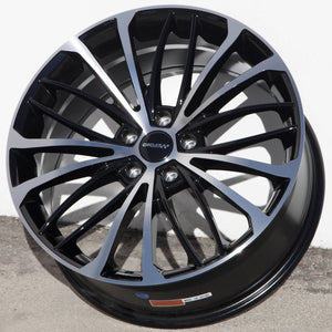 Circuit Performance CP36 Gloss Black/Machined 5x112 | 19x8 | +40mm / 6.07