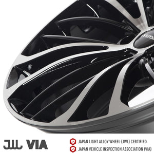 Circuit Performance CP36 Gloss Black/Machined 5x112 | 19x8 | +40mm / 6.07