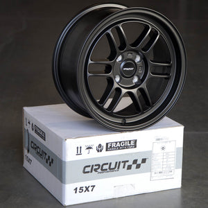 Circuit Performance CP37 Matte Black 4x100 | 15x7 | +28mm / 5.1