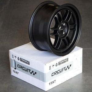 Circuit Performance CP37 Matte Black 4x100 | 15x7 | +28mm / 5.1