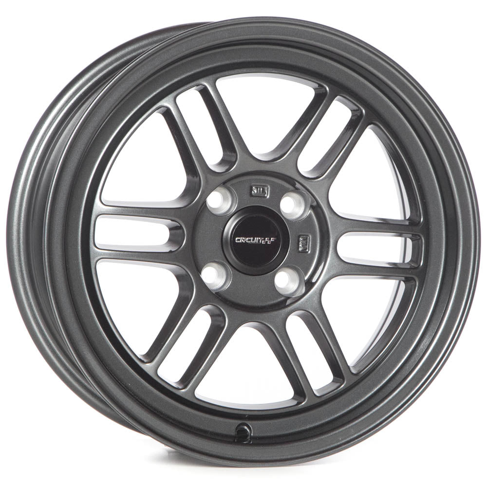 Circuit Performance CP37 Gloss Gunmetal 4x100 | 15x7 | +28mm / 5.1