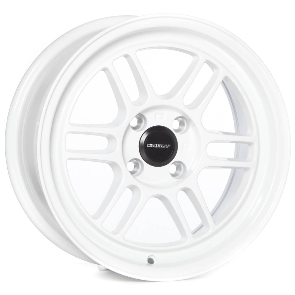 Circuit Performance CP37 Full Gloss White 4x100 | 15x7 | +28mm / 5.1