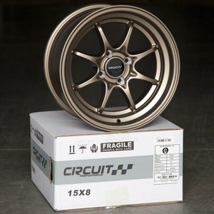 Circuit Performance CP40 Full Matte Bronze 4x100 | 15x8 | +25mm / 5.48