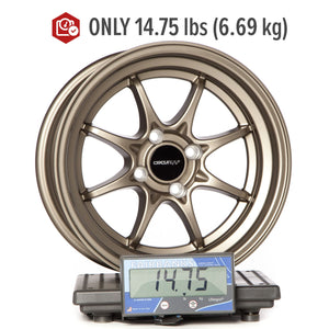 Circuit Performance CP40 Full Matte Bronze 4x100 | 15x8 | +25mm / 5.48