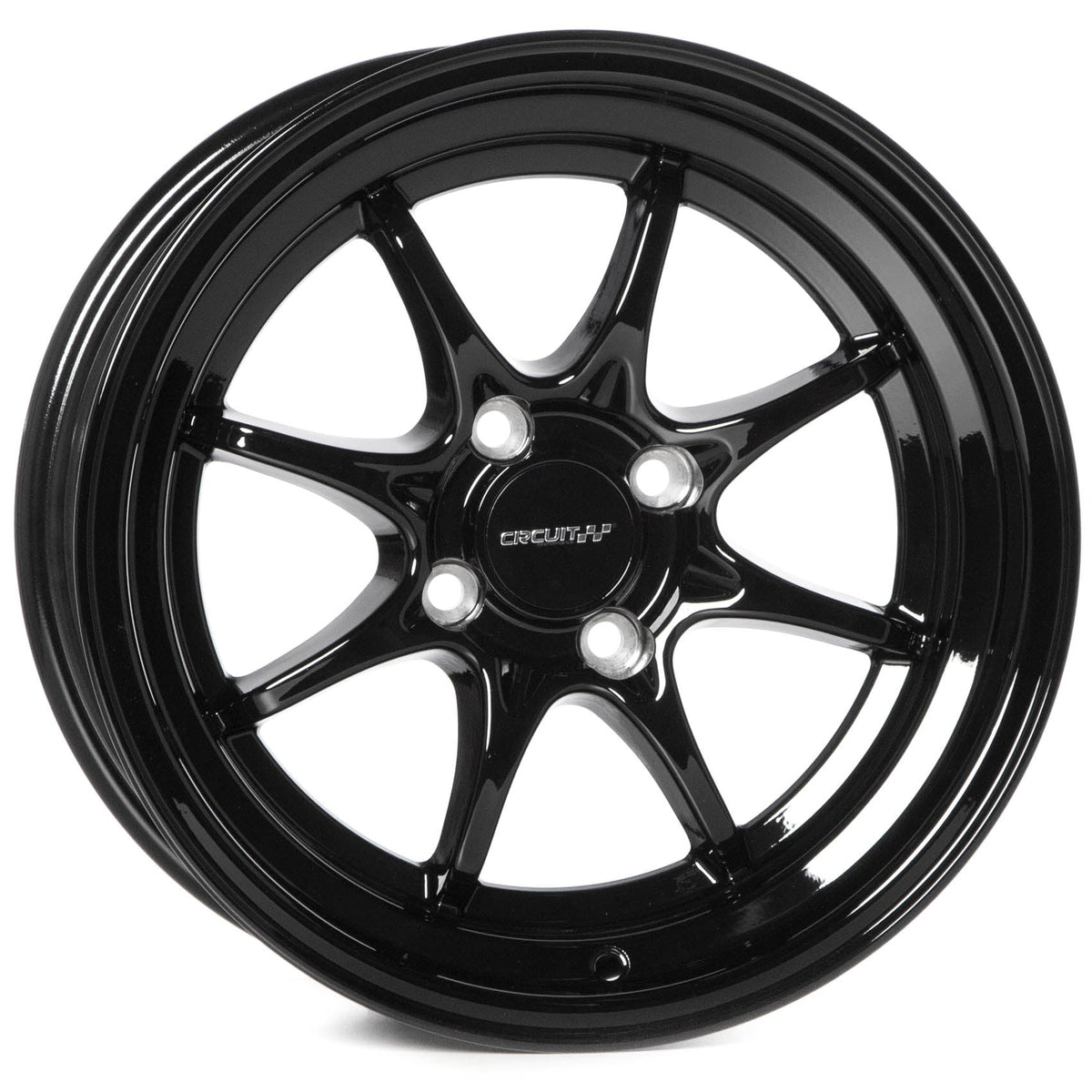 Circuit Performance CP40 Full Gloss Black 4x100 | 15x8 | +25mm / 5.48