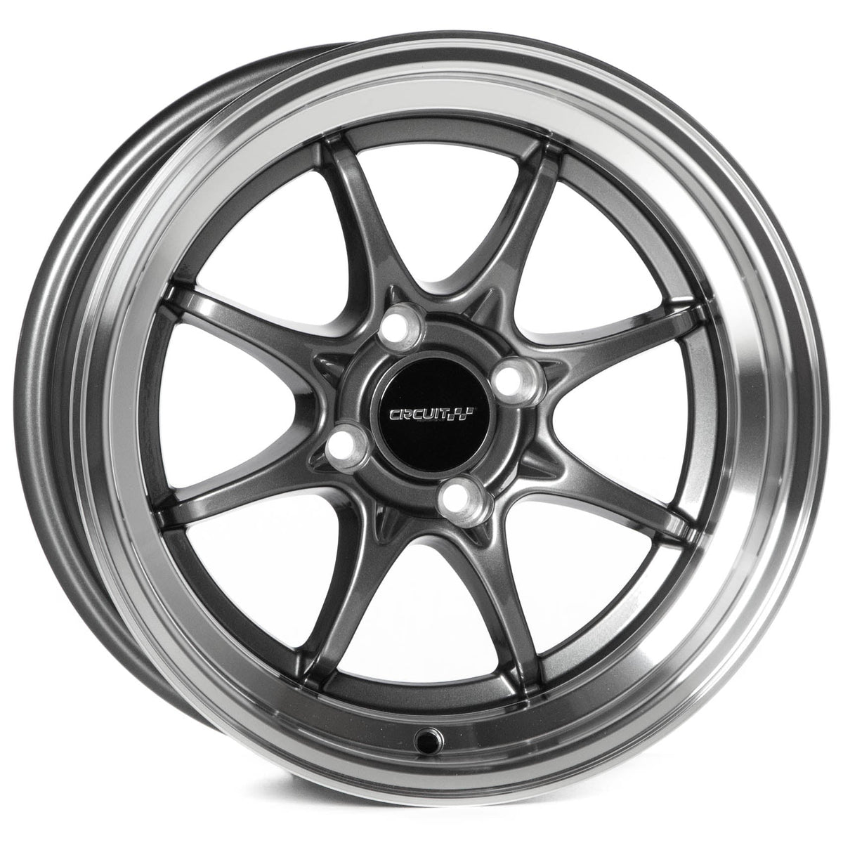 Circuit Performance CP40 Gloss Gunmetal 4x100 | 15x8 | +25mm / 5.48