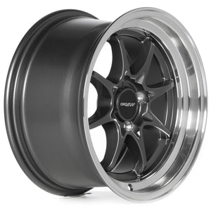 Circuit Performance CP40 Gloss Gunmetal 4x100 | 15x8 | +25mm / 5.48