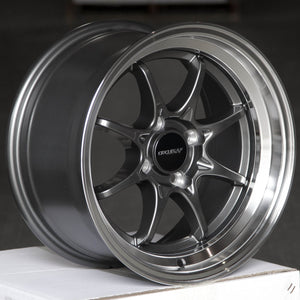 Circuit Performance CP40 Gloss Gunmetal 4x100 | 15x8 | +25mm / 5.48