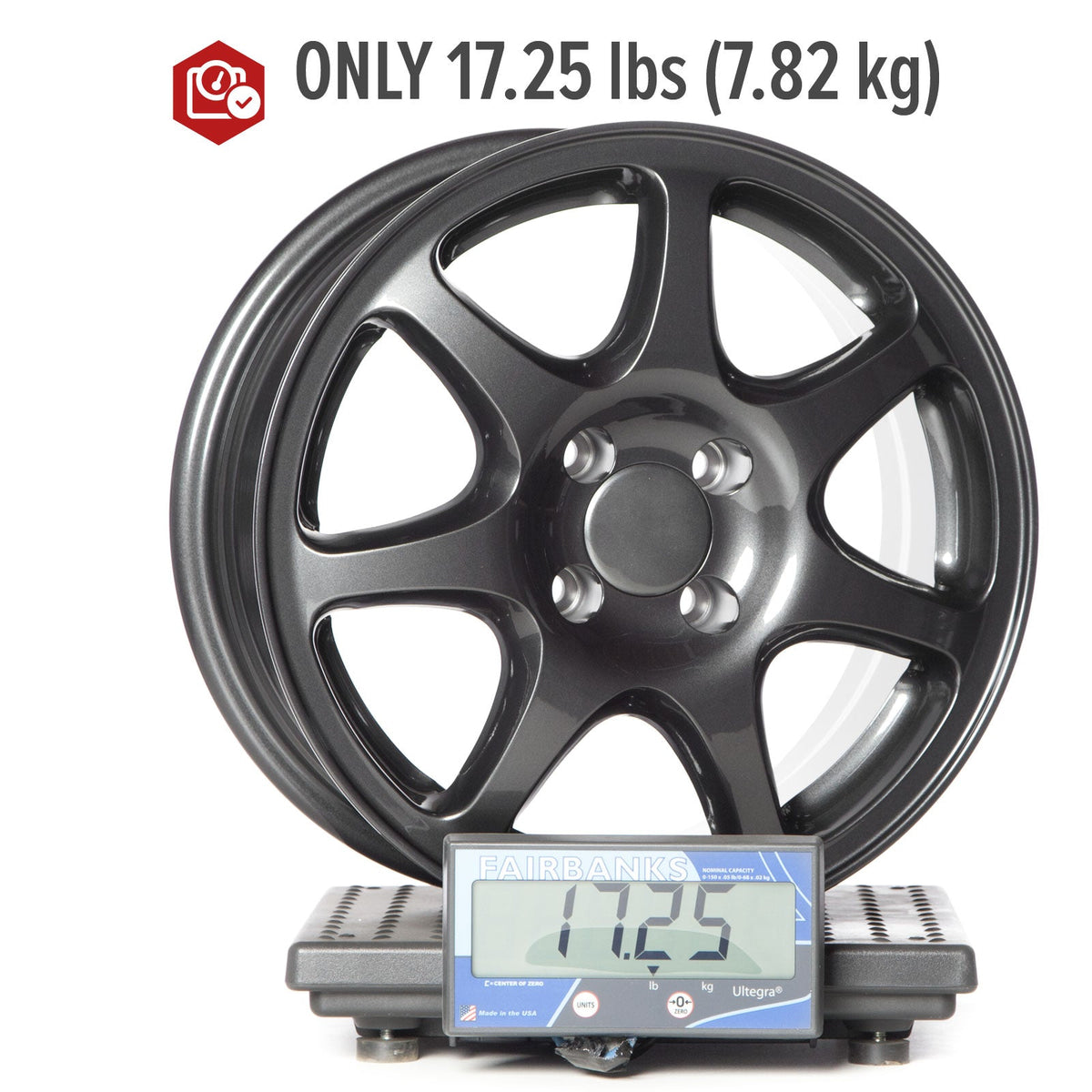 Circuit Performance CP42 Gloss Gunmetal 4x100 | 15x7 | +35mm / 5.38