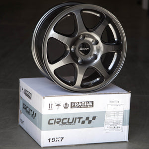 Circuit Performance CP42 Gloss Gunmetal 5x114.3 | 15x7 | +35mm / 5.38