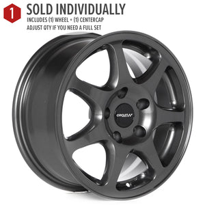 Circuit Performance CP42 Gloss Gunmetal 4x100 | 15x7 | +35mm / 5.38