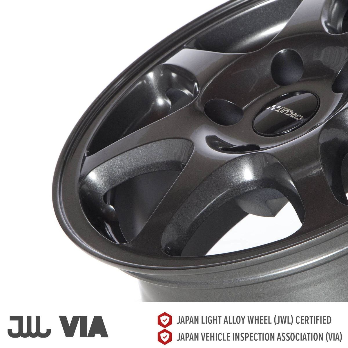 Circuit Performance CP42 Gloss Gunmetal 5x114.3 | 15x7 | +35mm / 5.38
