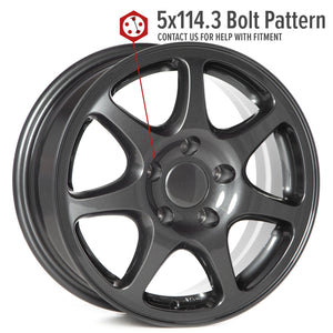 Circuit Performance CP42 Gloss Gunmetal 5x114.3 | 15x7 | +35mm / 5.38