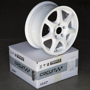 Circuit Performance CP42 Gloss White 5x114.3 | 15x7 | +35mm / 5.38