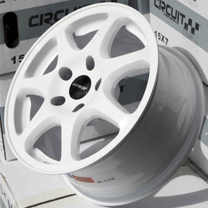 Circuit Performance CP42 Gloss White 5x114.3 | 15x7 | +35mm / 5.38