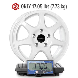 Circuit Performance CP42 Gloss White 5x114.3 | 15x7 | +35mm / 5.38