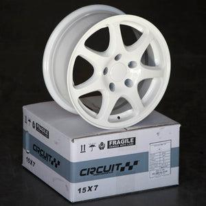 Circuit Performance CP42 Gloss White 5x114.3 | 15x7 | +35mm / 5.38
