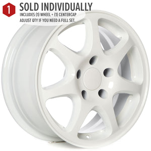 Circuit Performance CP42 Gloss White 5x114.3 | 15x7 | +35mm / 5.38