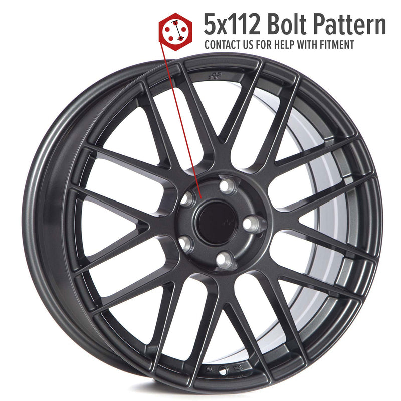Circuit Performance CSF11 Gloss Gunmetal 5x112 | 18x8 | +40mm / 6.07