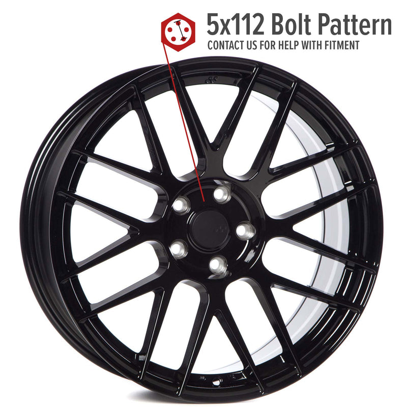 Circuit Performance CSF11 Gloss Black 5x112 | 19x8.5 | +35mm / 6.13