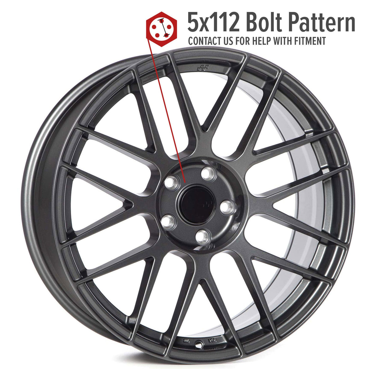 Circuit Performance CSF11 Gloss Gunmetal 5x112 | 19x8.5 | +35mm / 6.13