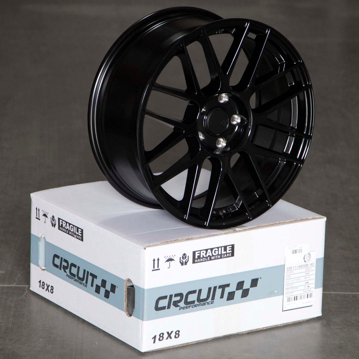Circuit Performance CSF11 Gloss Black 5x120 | 18x8 | +40mm / 6.07