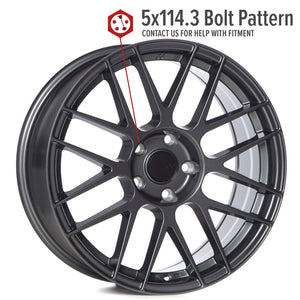 Circuit Performance CSF11 Gloss Gunmetal 5x114.3 | 18x8 | +40mm / 6.07