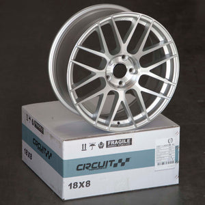 Circuit Performance CSF11 Gloss Silver/Machined 5x114.3 | 18x8 | +40mm / 6.07