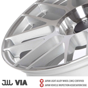 Circuit Performance CSF11 Gloss Silver/Machined 5x114.3 | 18x8 | +40mm / 6.07