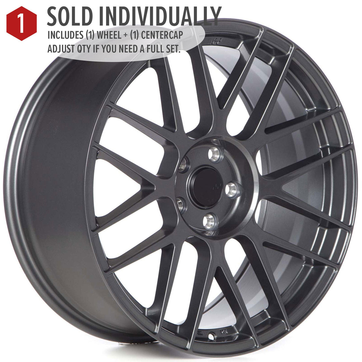 Circuit Performance CSF11 Gloss Gunmetal 5x114.3 | 19x8.5 | +35mm / 6.13