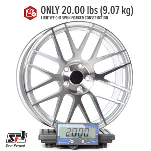 Circuit Performance CSF11 Gloss Silver/Machined 5x114.3 | 19x8.5 | +35mm / 6.13