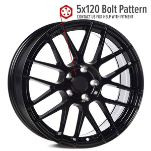 Circuit Performance CSF11 Gloss Black 5x120 | 18x8 | +40mm / 6.07