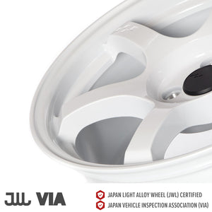 Circuit Performance CSF1 Gloss White 4x100 | 17x8 | +35mm / 5.88