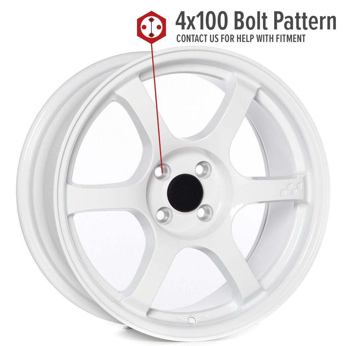 Circuit Performance CSF1 Gloss White 4x100 | 17x8 | +35mm / 5.88