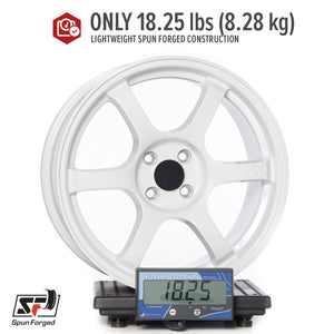 Circuit Performance CSF1 Gloss White 4x100 | 17x8 | +35mm / 5.88