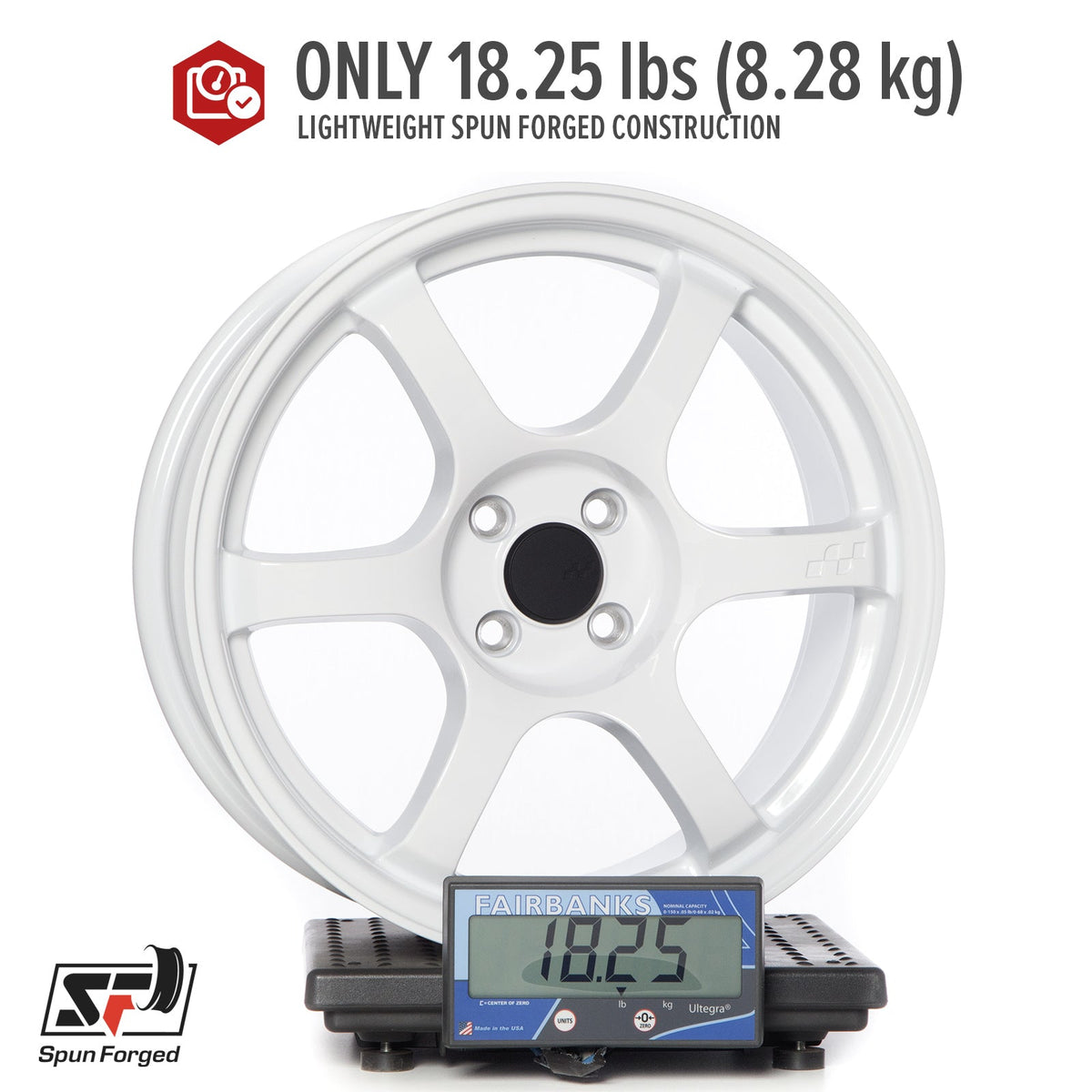Circuit Performance CSF1 Gloss White 5x114.3 | 17x8 | +35mm / 5.88
