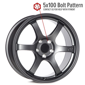 Circuit Performance CSF1 Matte Gunmetal 5x114.3 | 18x8.5 | +35mm / 6.13