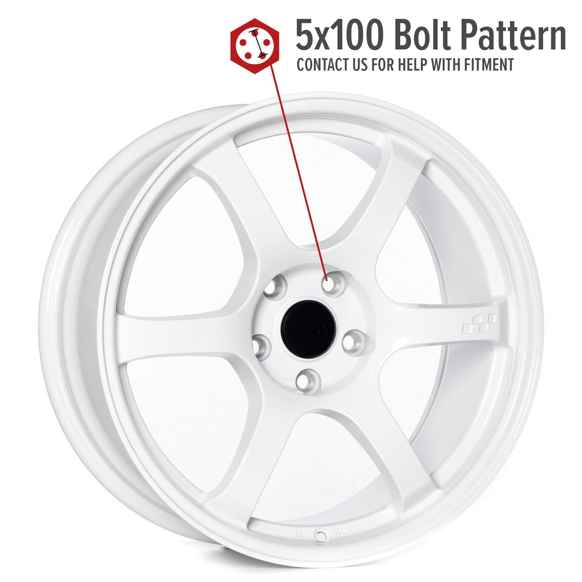 Circuit Performance CSF1 Gloss White 5x100 | 18x8.5 | +35mm / 6.13