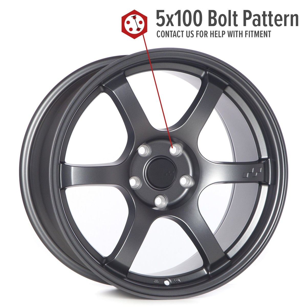 Circuit Performance CSF1 Matte Gunmetal 5x100 | 18x9.5 | +38mm / 6.75