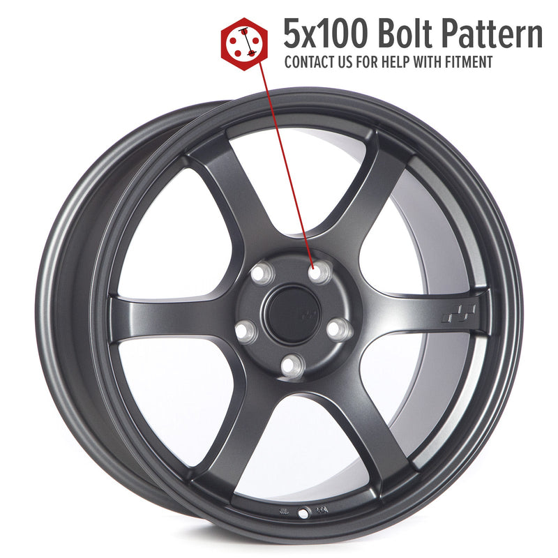 Circuit Performance CSF1 Matte Gunmetal 5x100 | 18x9.5 | +38mm / 6.75