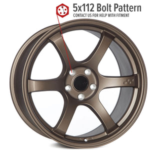 Circuit Performance CSF1 Matte Bronze 5x112 | 19x11 | +40mm / 7.57