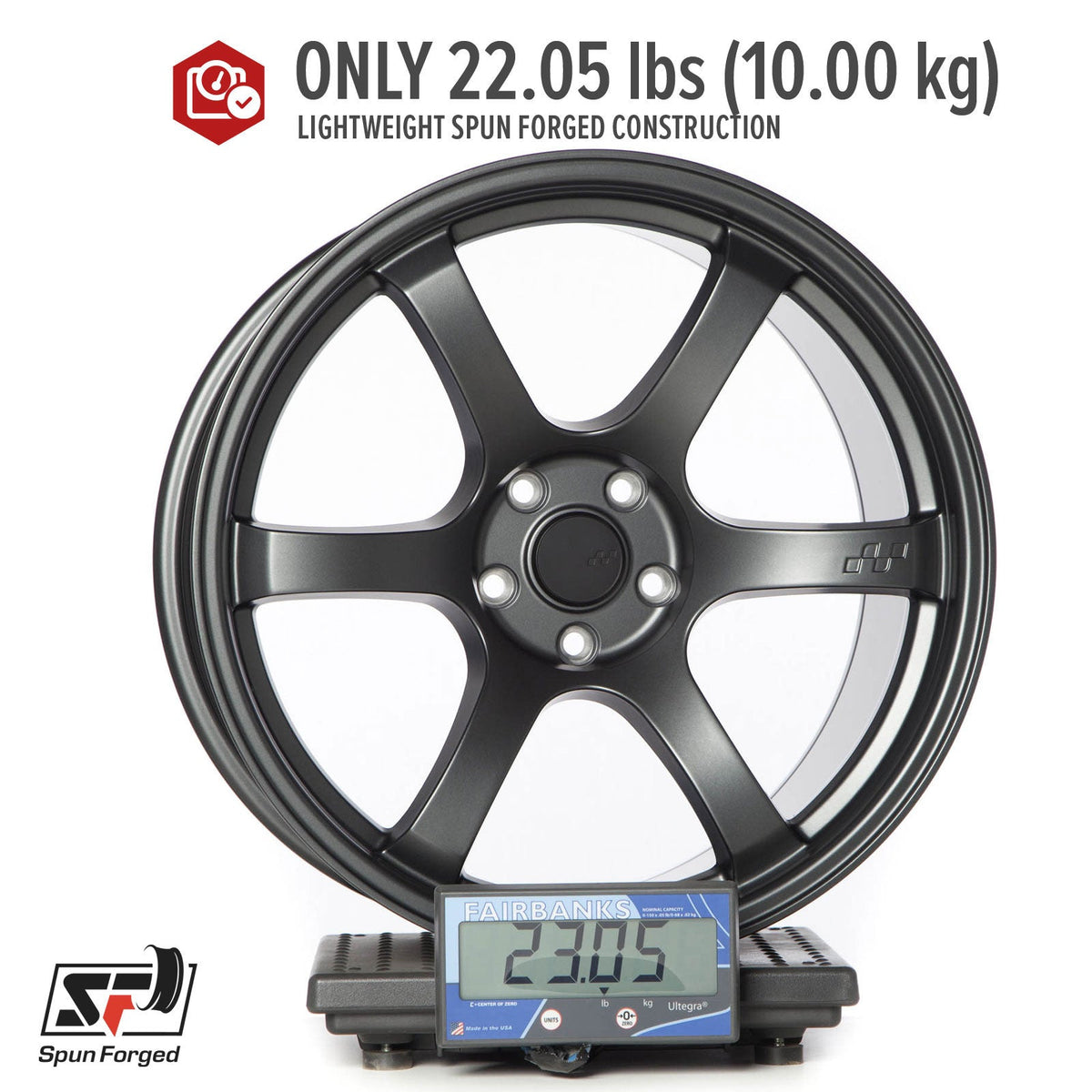 Circuit Performance CSF1 Matte Gunmetal 5x114.3 | 19x11 | +40mm / 7.57